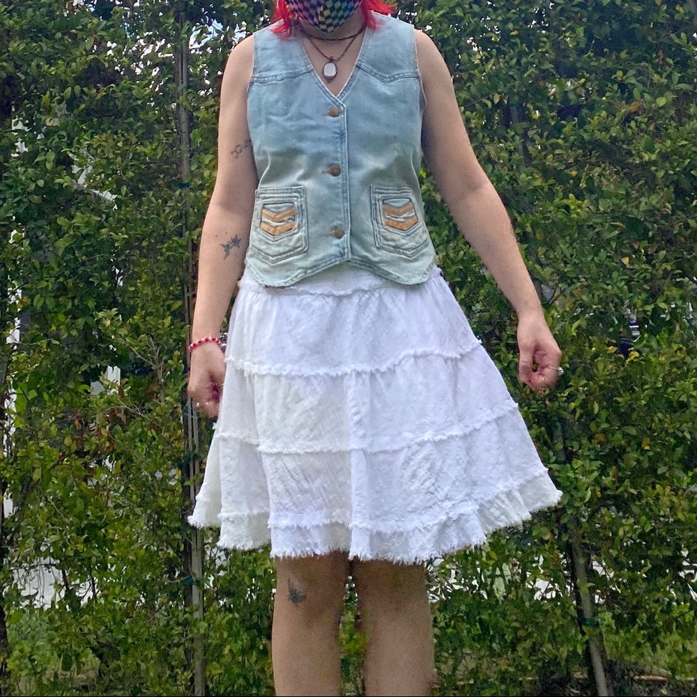 delias denim vest